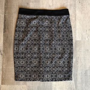 Beautiful Lace Black Pencil Skirt The Limited
